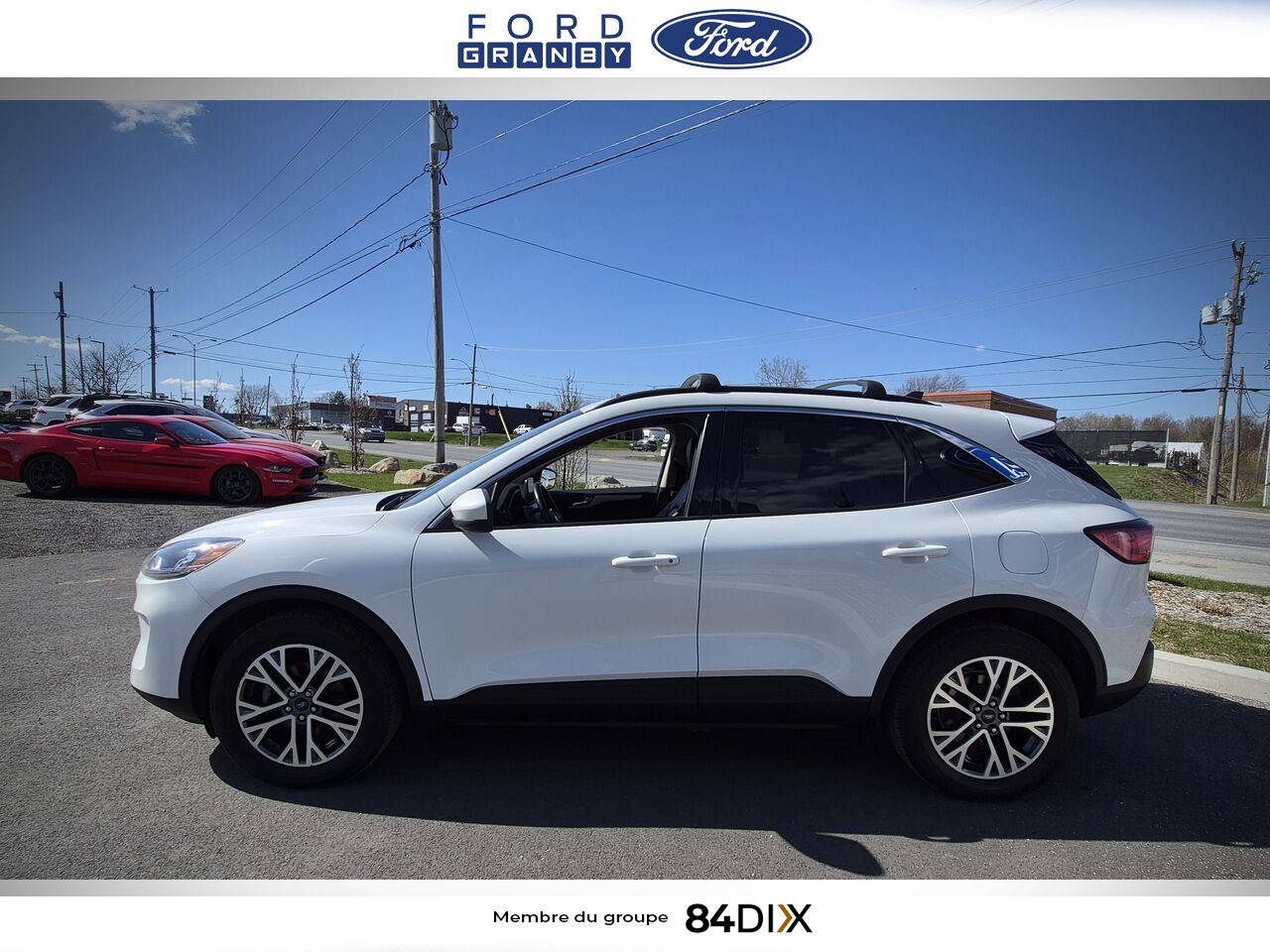 Ford Escape 2020 Blanc Granby - photo #3