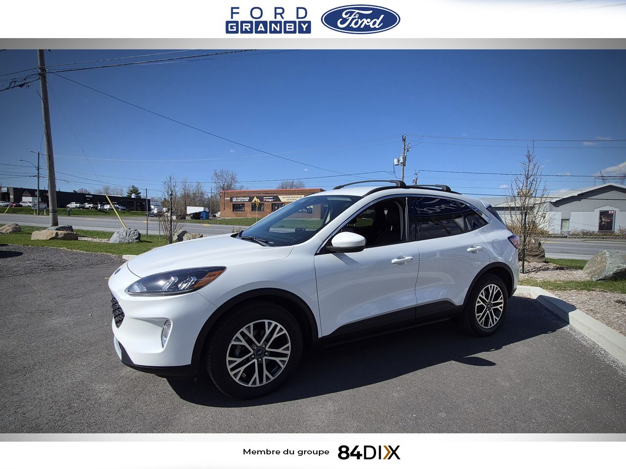 Ford Escape 2020 Blanc Granby - photo #2