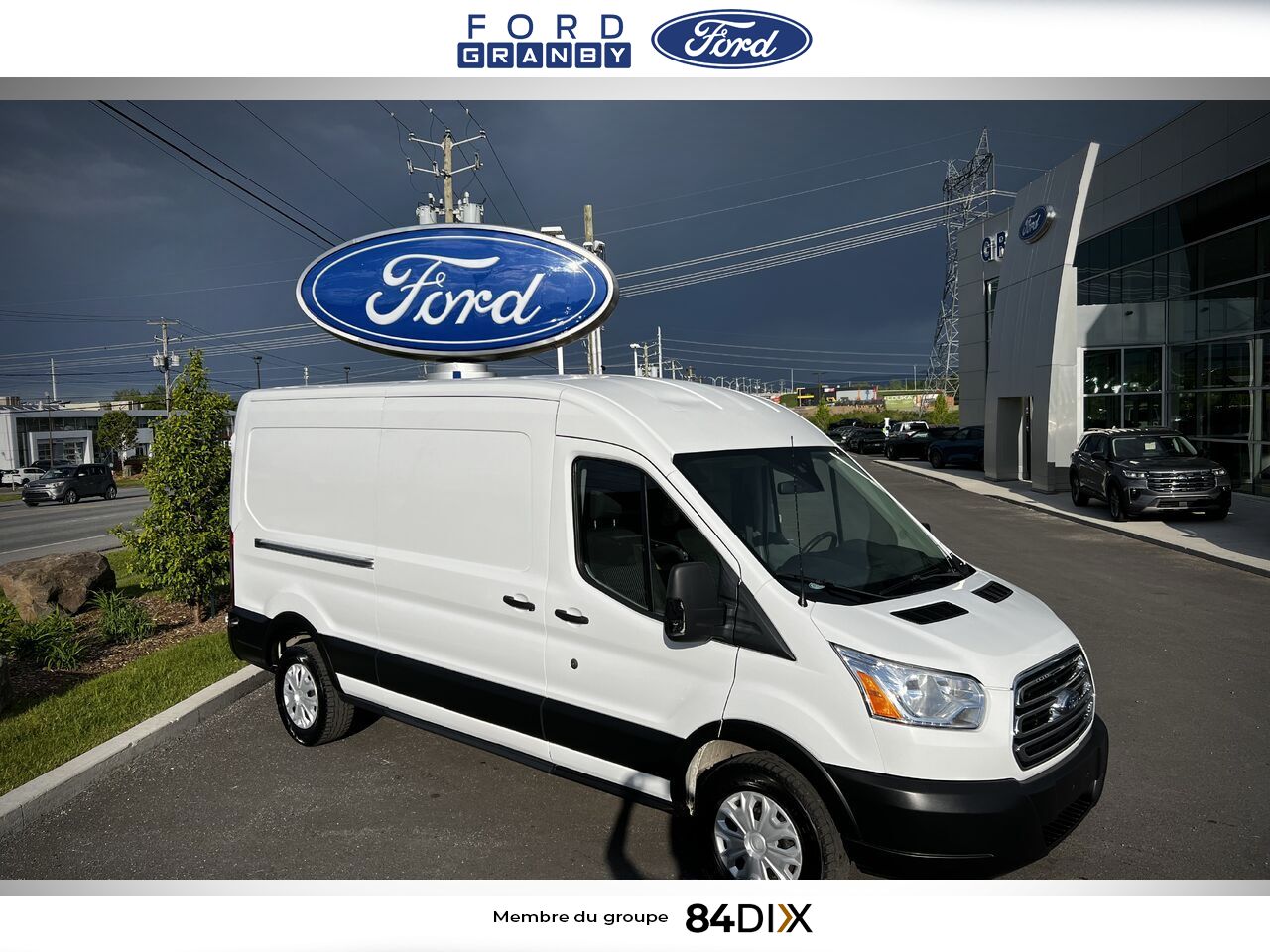 2019 Ford Transit fourgon utilitaire White Granby - photo #0
