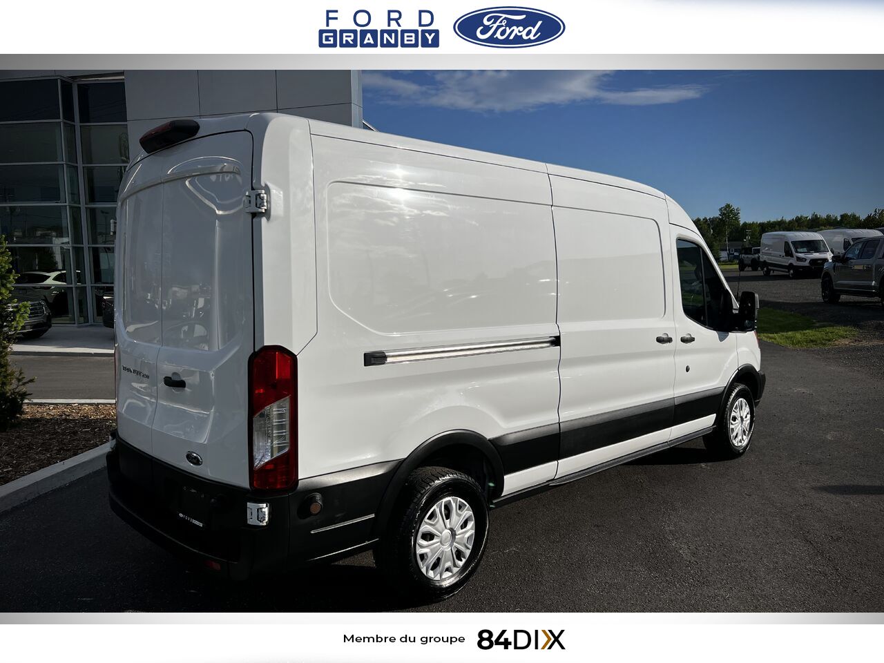 2019 Ford Transit fourgon utilitaire White Granby - photo #3
