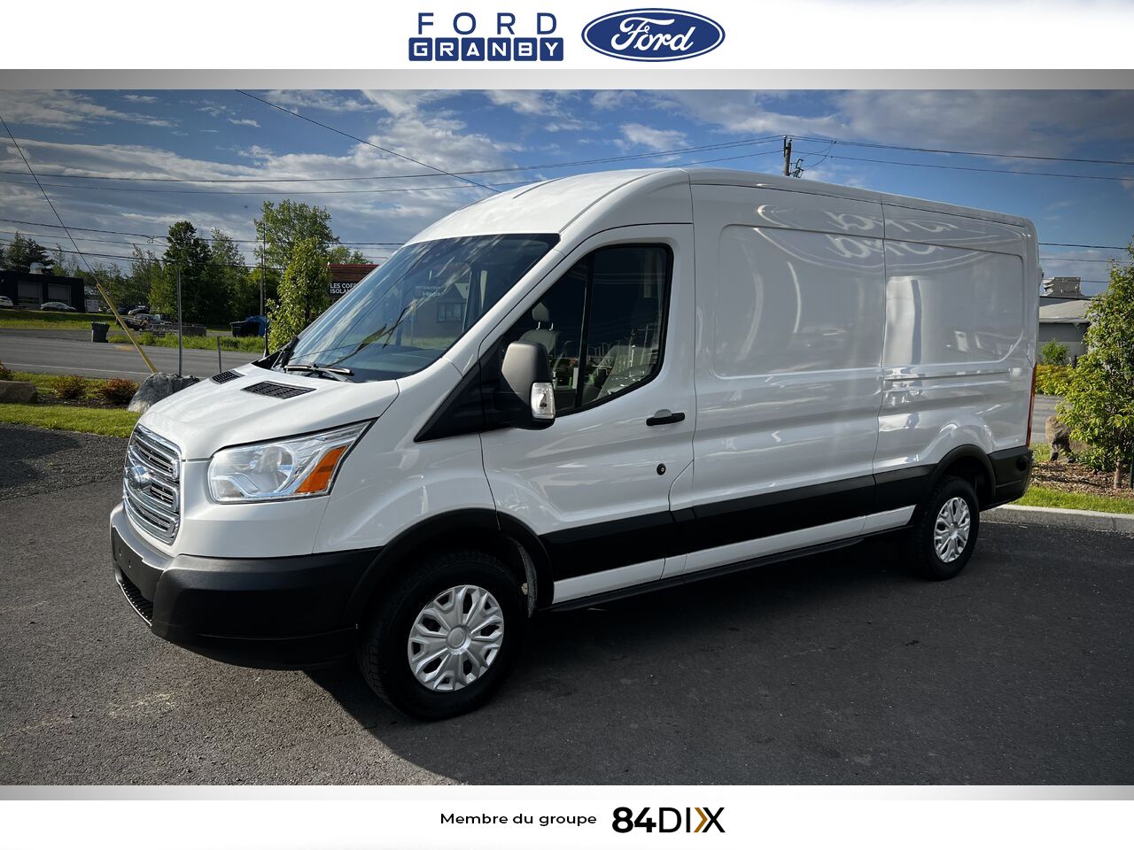 2019 Ford Transit fourgon utilitaire White Granby - photo #6