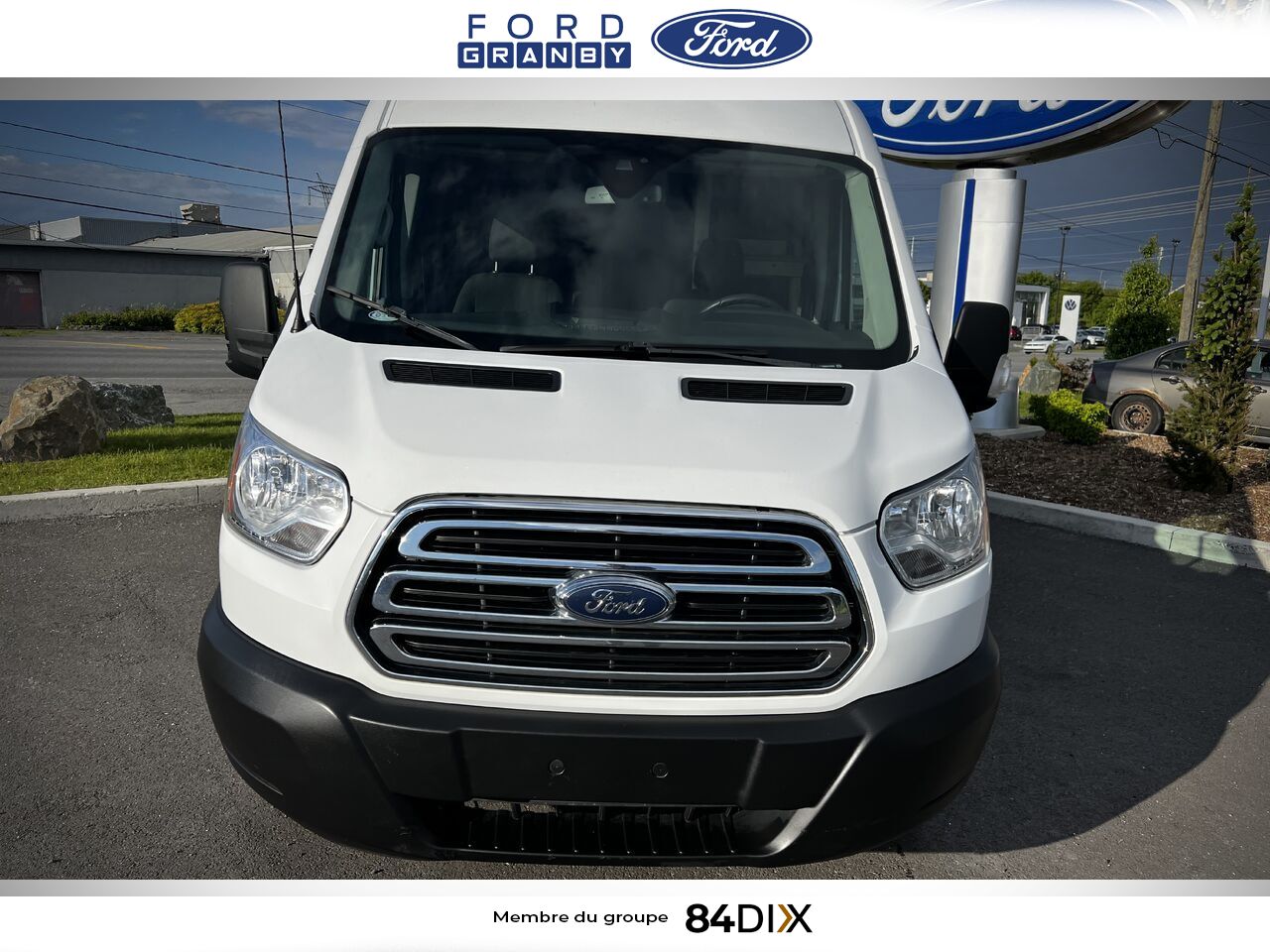 2019 Ford Transit fourgon utilitaire White Granby - photo #8