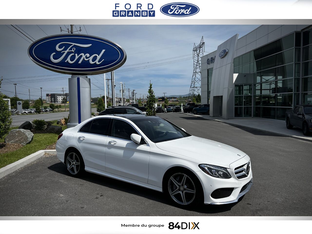 Mercedes-Benz Classe-C 2015 Blanc Granby - photo #0