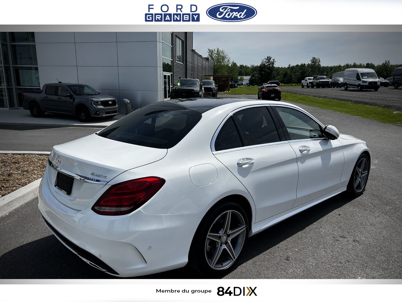 Mercedes-Benz Classe-C 2015 Blanc Granby - photo #3