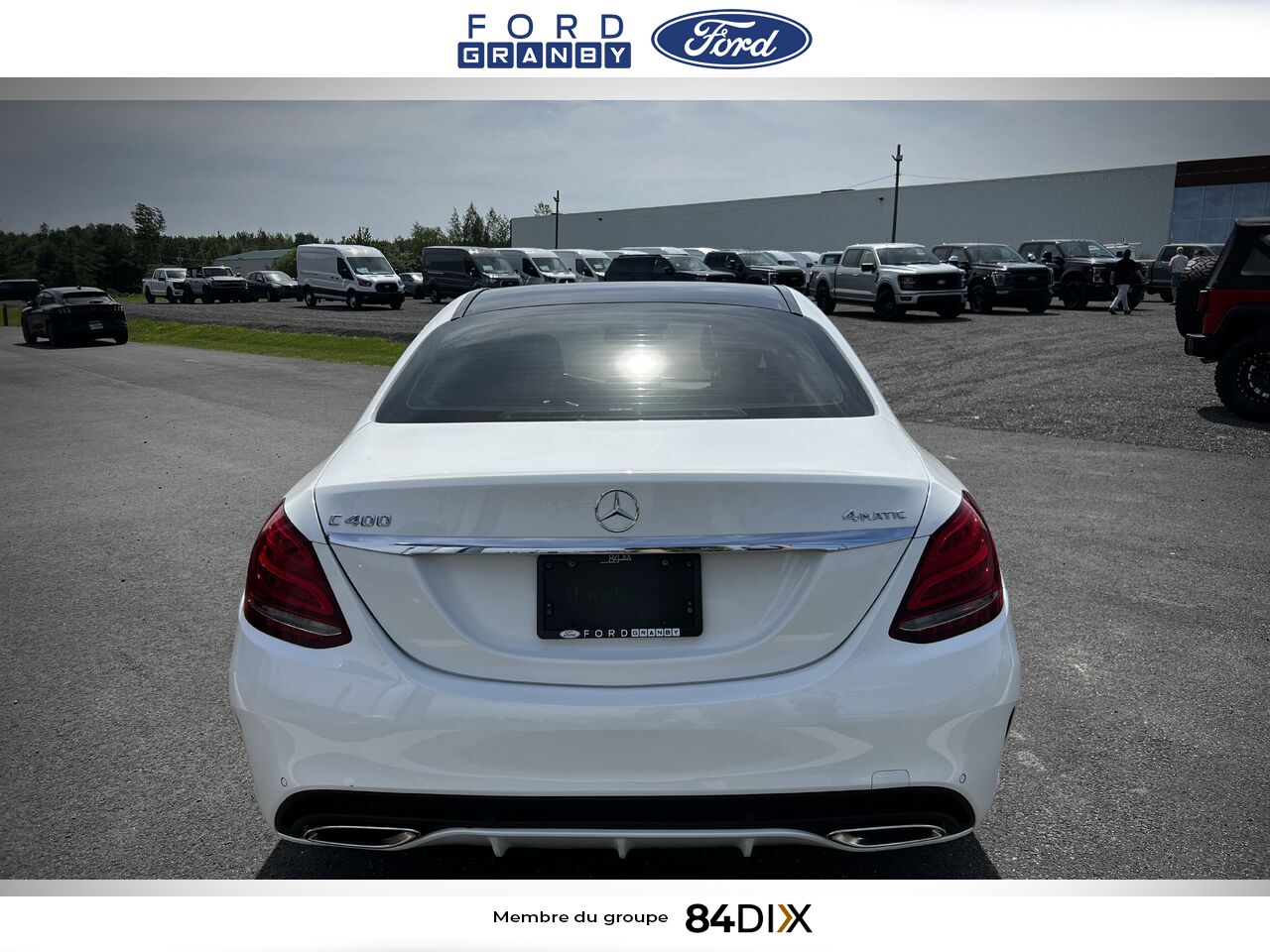 Mercedes-Benz Classe-C 2015 Blanc Granby - photo #4