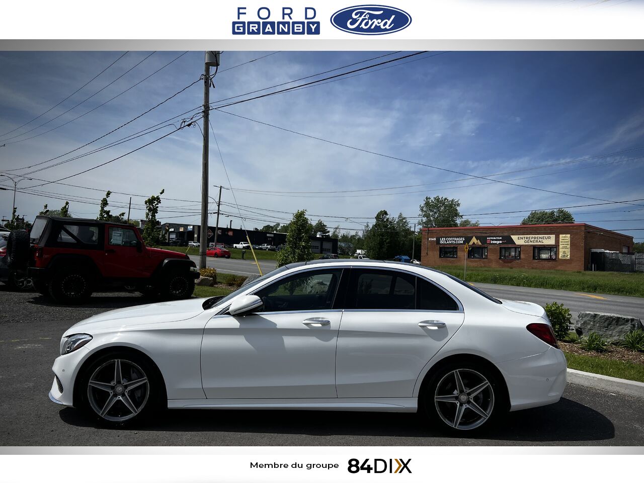 Mercedes-Benz Classe-C 2015 Blanc Granby - photo #7