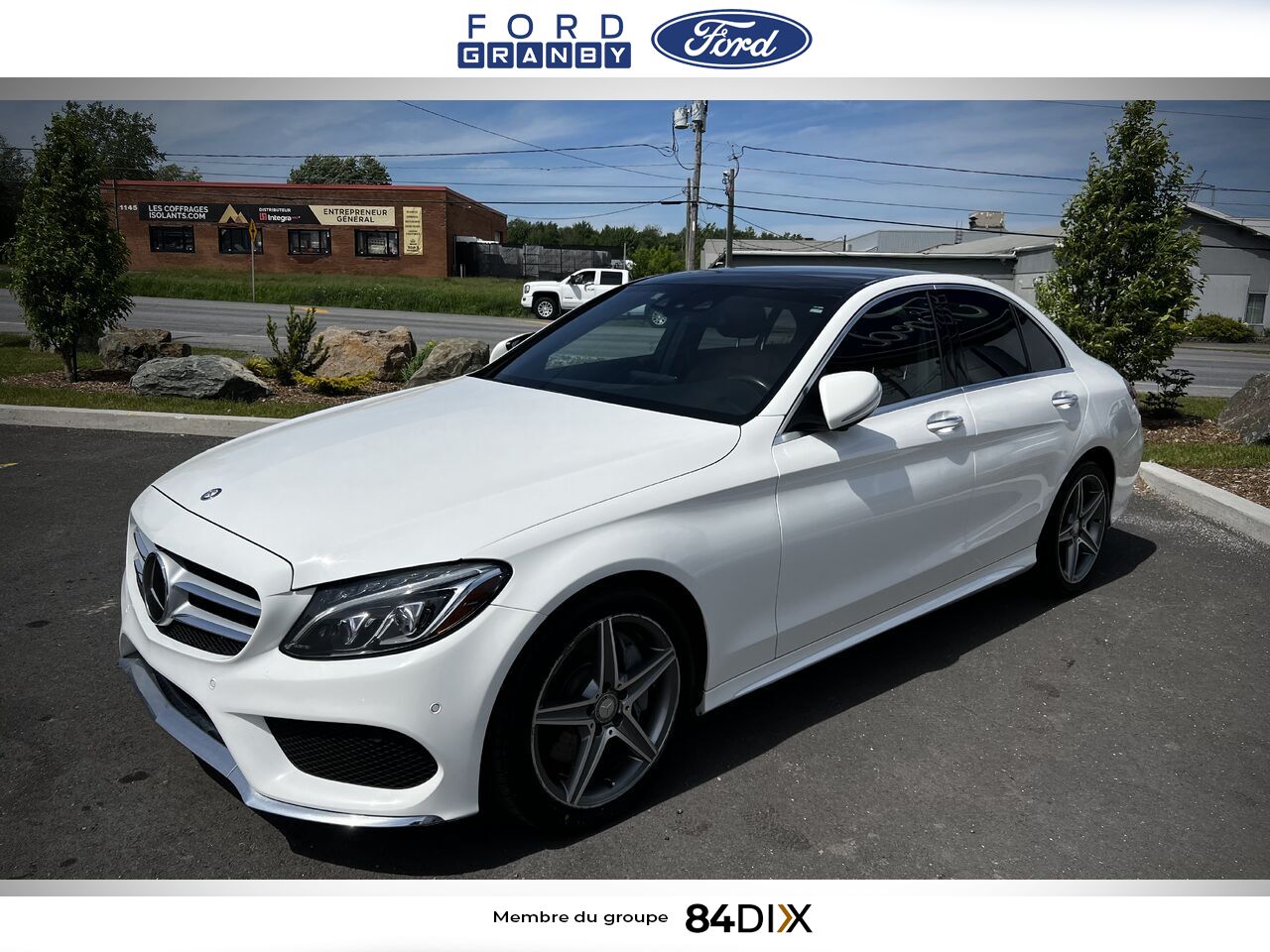 Mercedes-Benz Classe-C 2015 Blanc Granby - photo #8