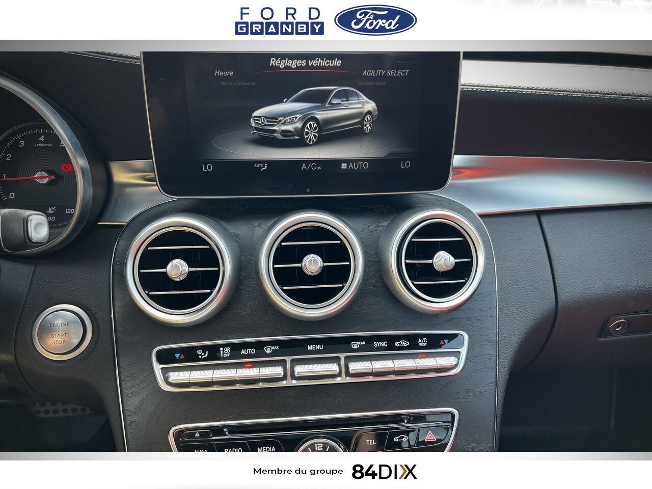 Mercedes-Benz Classe-C 2015 Blanc Granby - photo #21