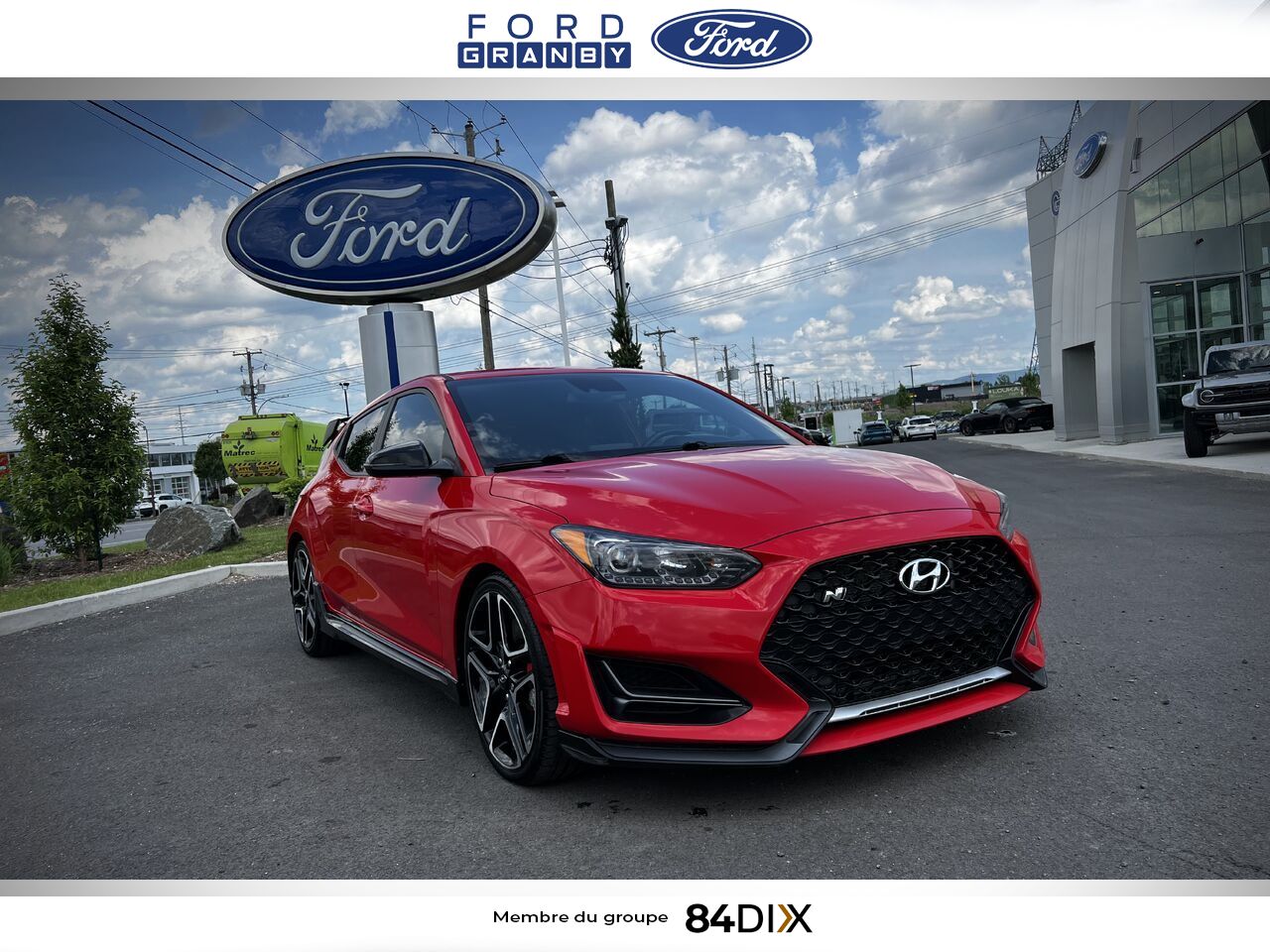 Hyundai Veloster N 2022 Rouge Granby - photo #2