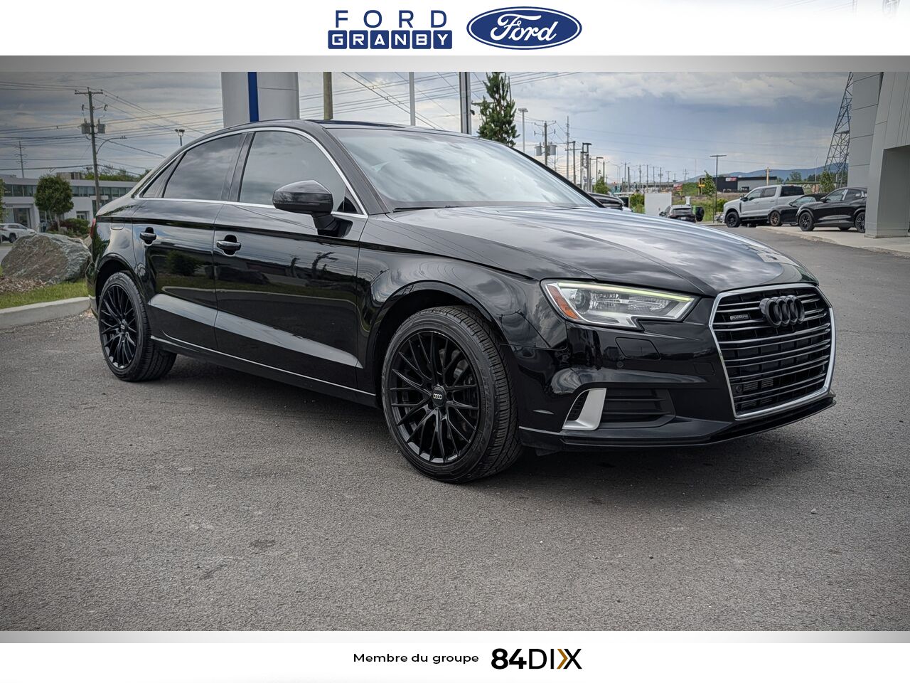 2019 Audi A3 berline Black Granby - photo #0