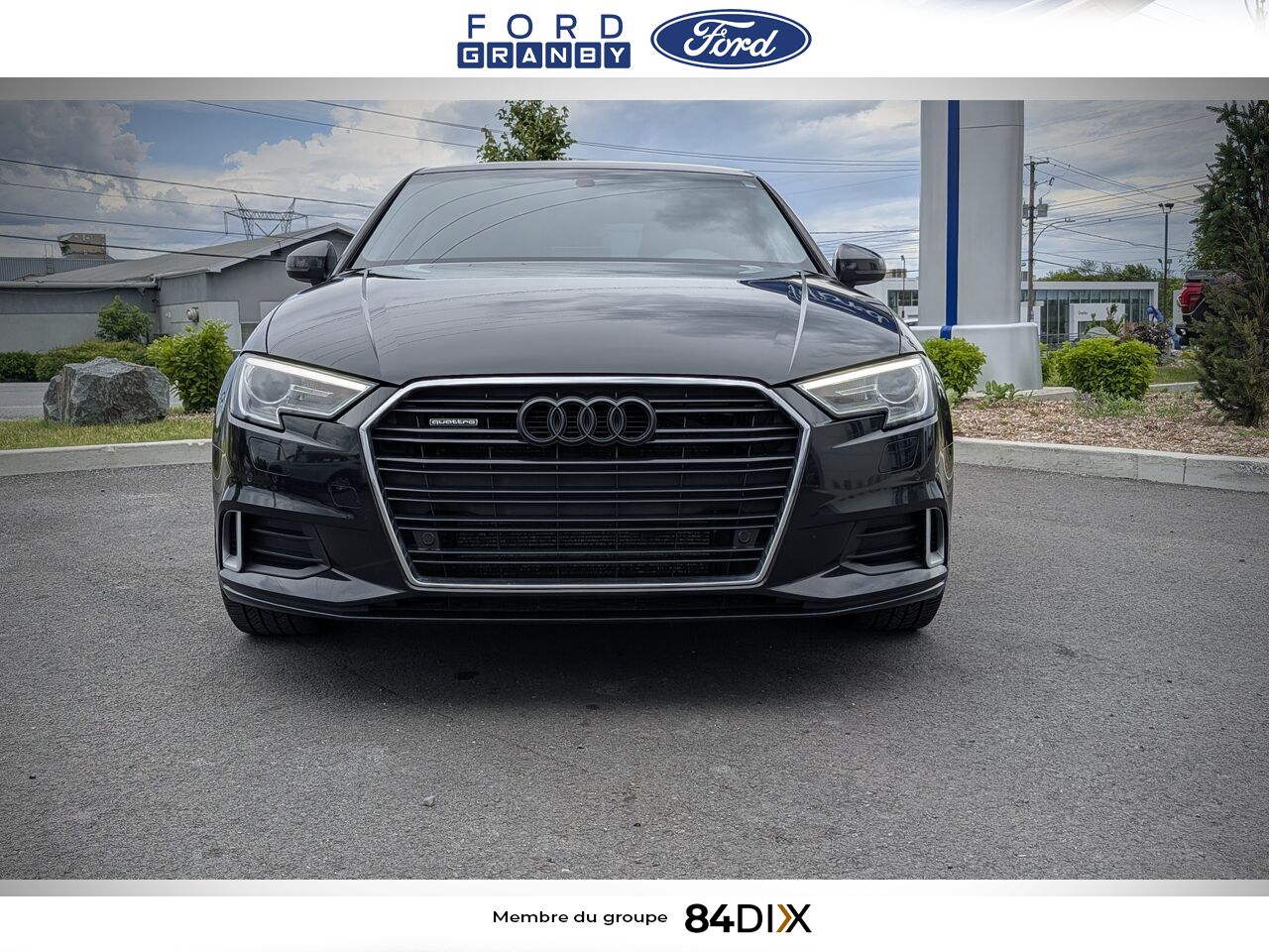 2019 Audi A3 berline Black Granby - photo #1