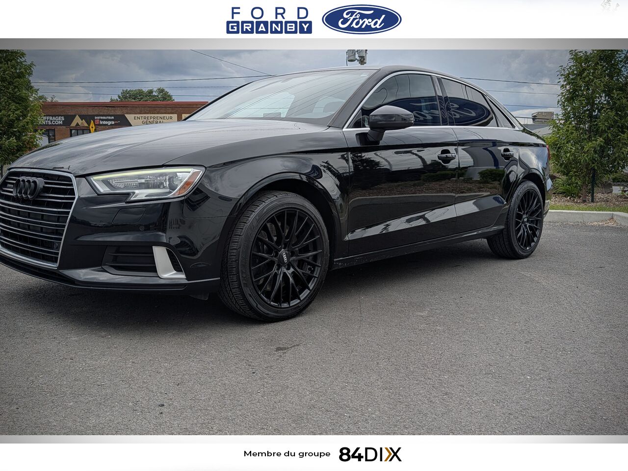 2019 Audi A3 berline Black Granby - photo #2