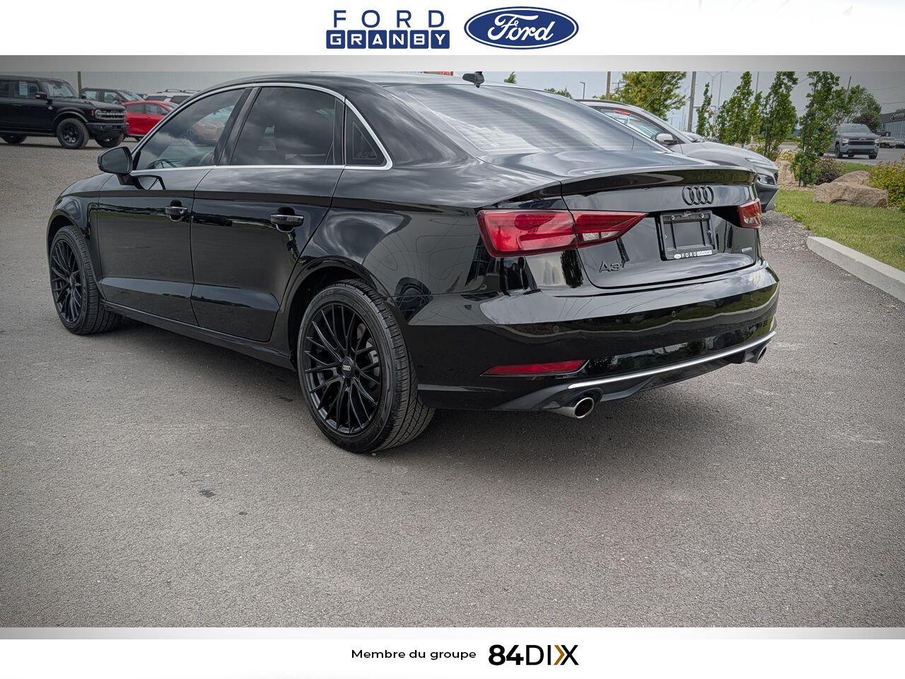 2019 Audi A3 berline Black Granby - photo #4