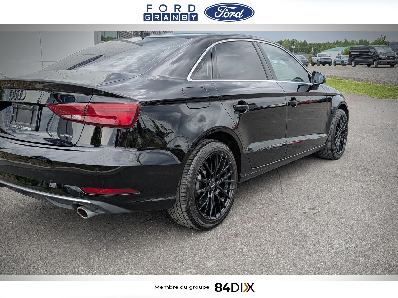 2019 Audi A3 berline Black Granby - photo #6