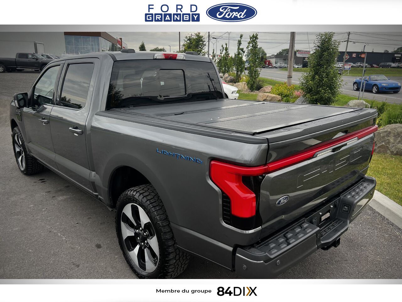 Ford F-150 Lightning 2023 Gris Granby - photo #5