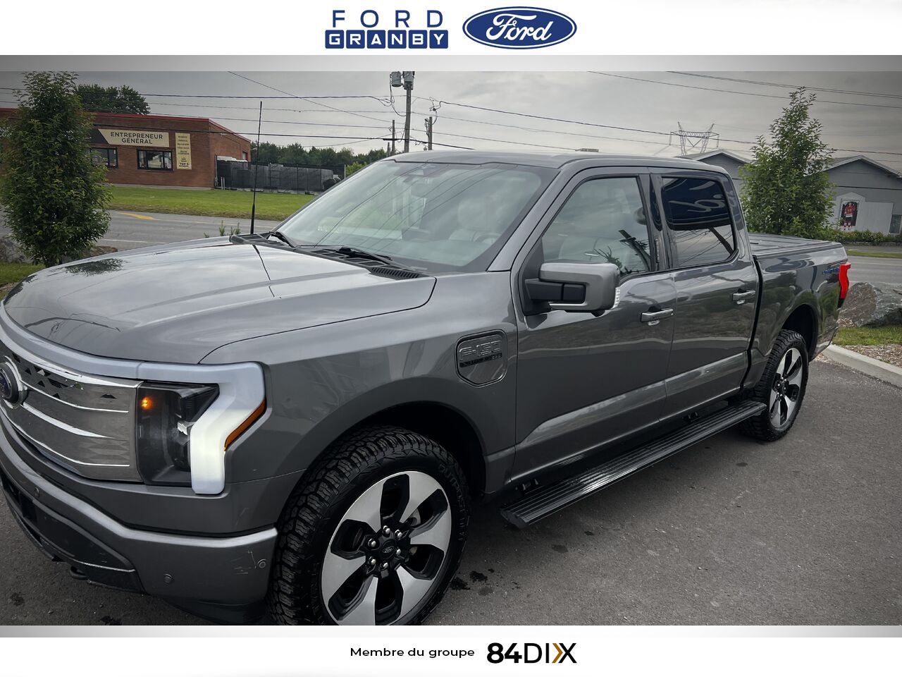 Ford F-150 Lightning 2023 Gris Granby - photo #6