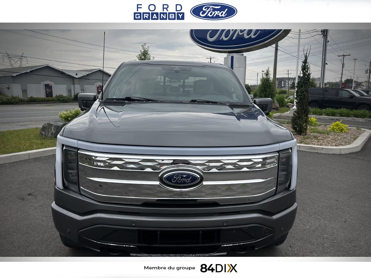 Ford F-150 Lightning 2023 Gris Granby - photo #7