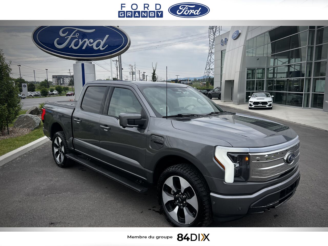 Ford F-150 Lightning 2023 Gris Granby - photo #29