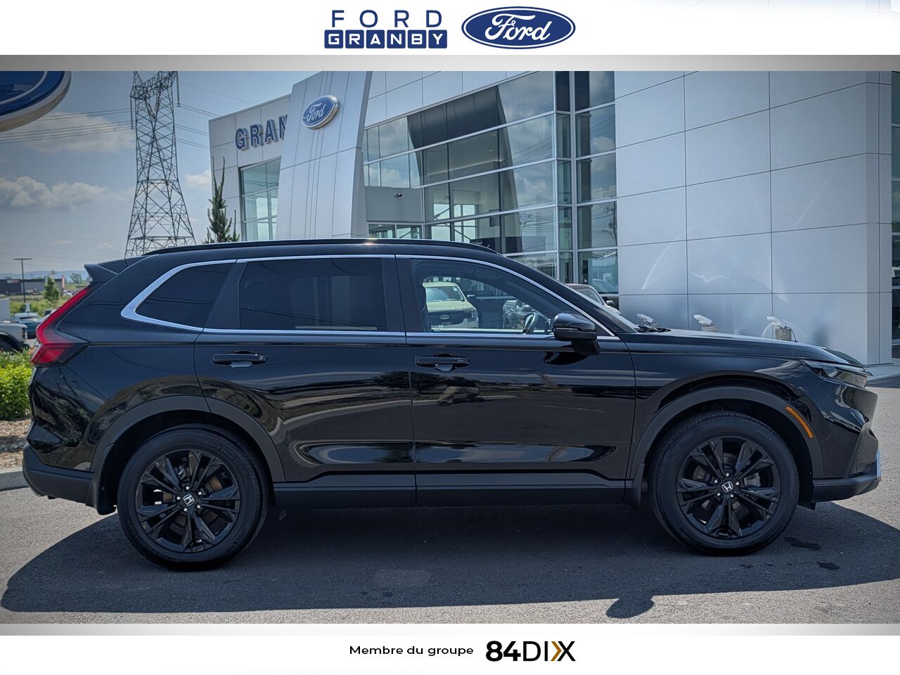 2023 Honda CR-V hybride Black Granby - photo #7