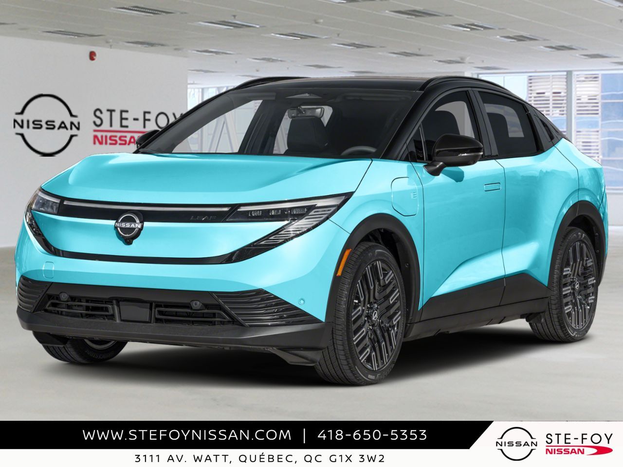 NISSAN LEAF 2026 Bleu turquoise/Noir Ste-Foy - photo #0