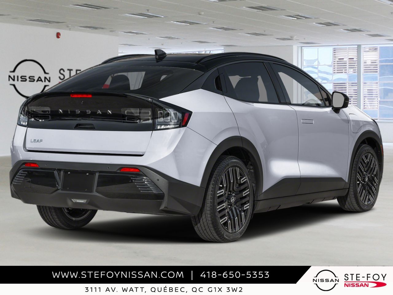 NISSAN LEAF 2026 Gris rocher nacr&eacute;/Noir Ste-Foy - photo #1