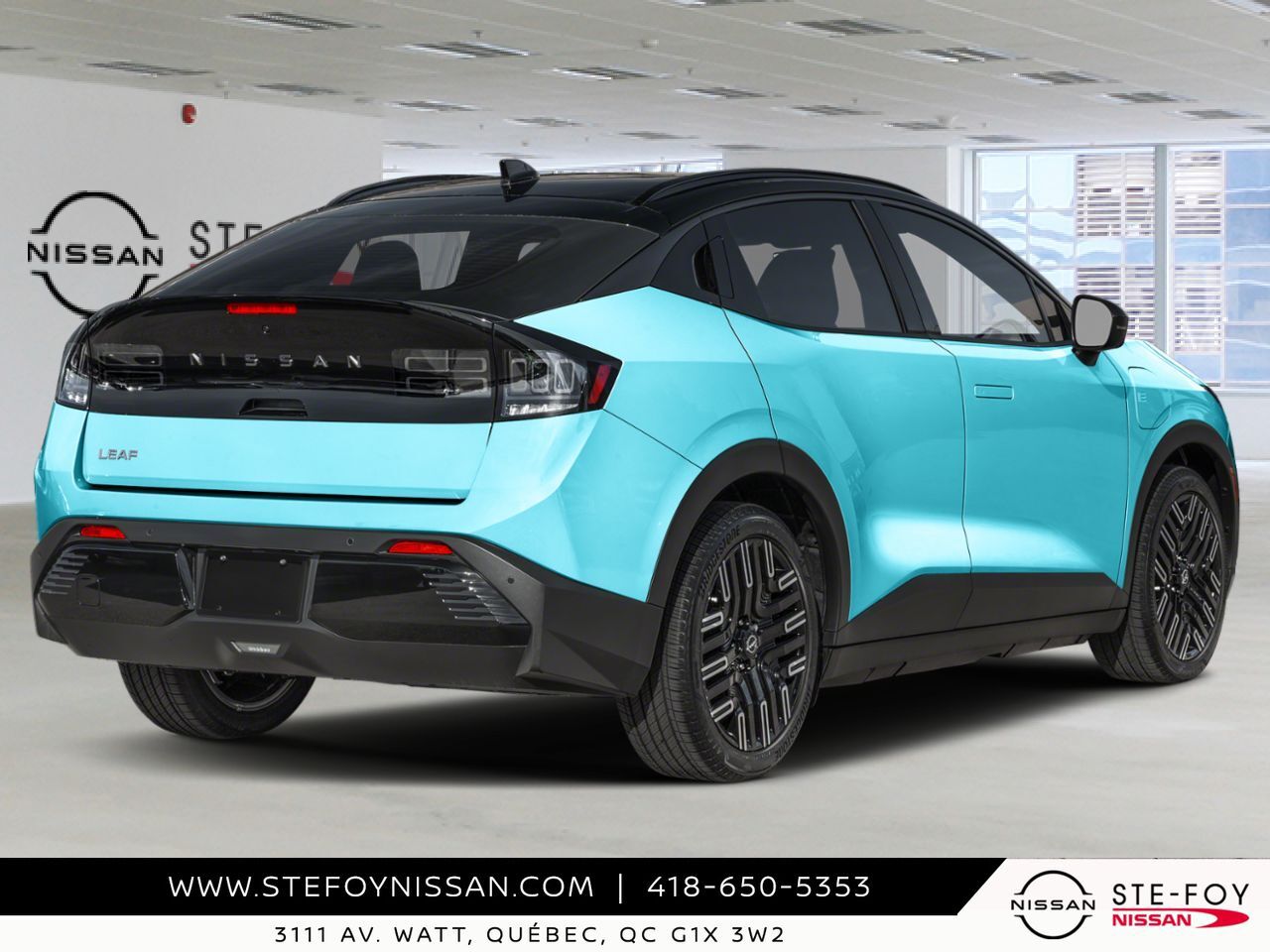 NISSAN LEAF 2026 Bleu turquoise/Noir Ste-Foy - photo #1