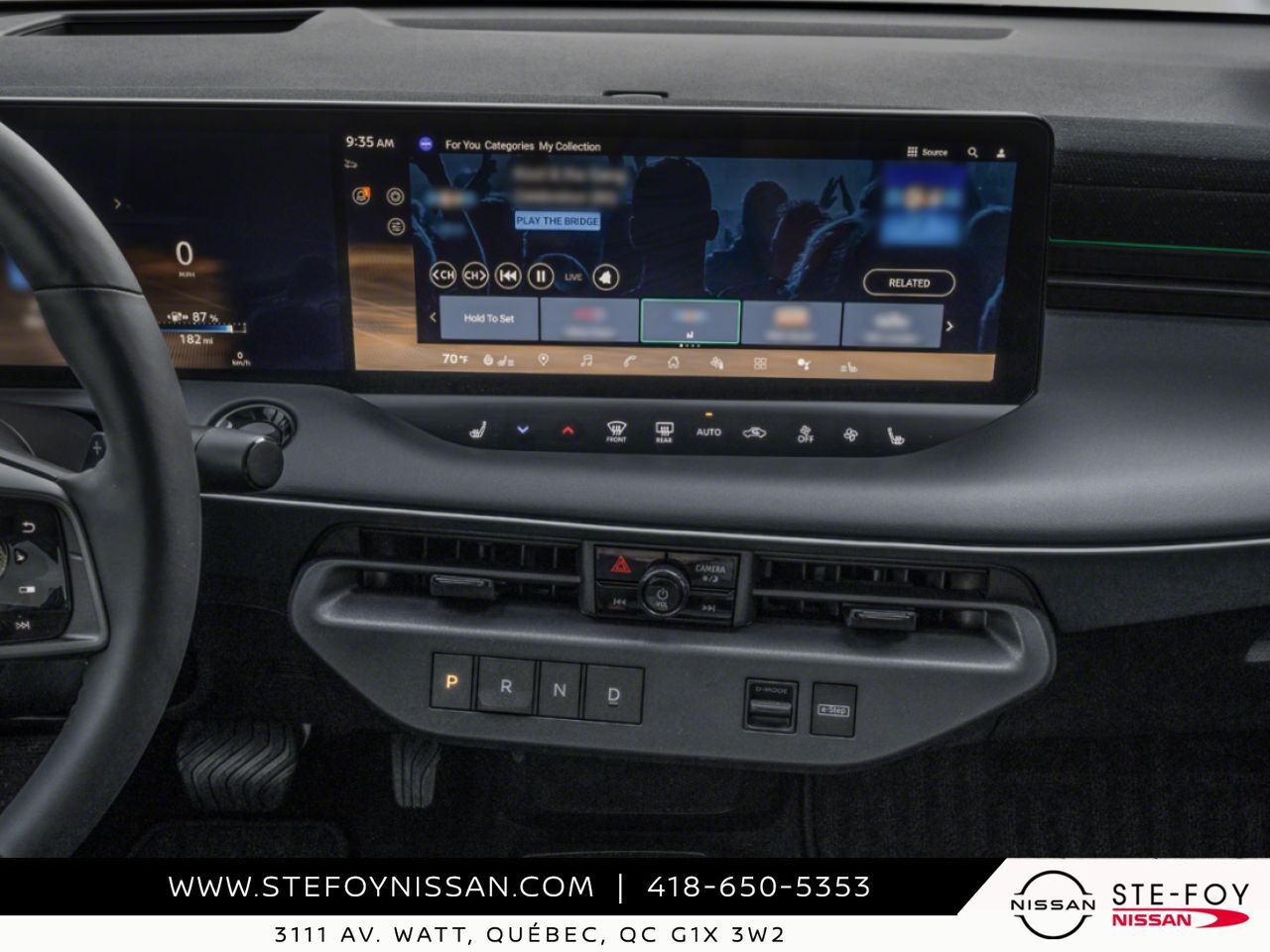 NISSAN LEAF 2026 Bleu oc&eacute;an profond nacr&eacute; Ste-Foy - photo #5