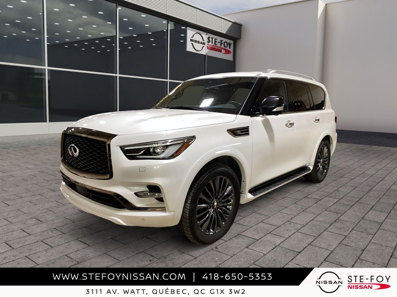 2024 INFINITI QX80 White Ste-Foy - photo #0