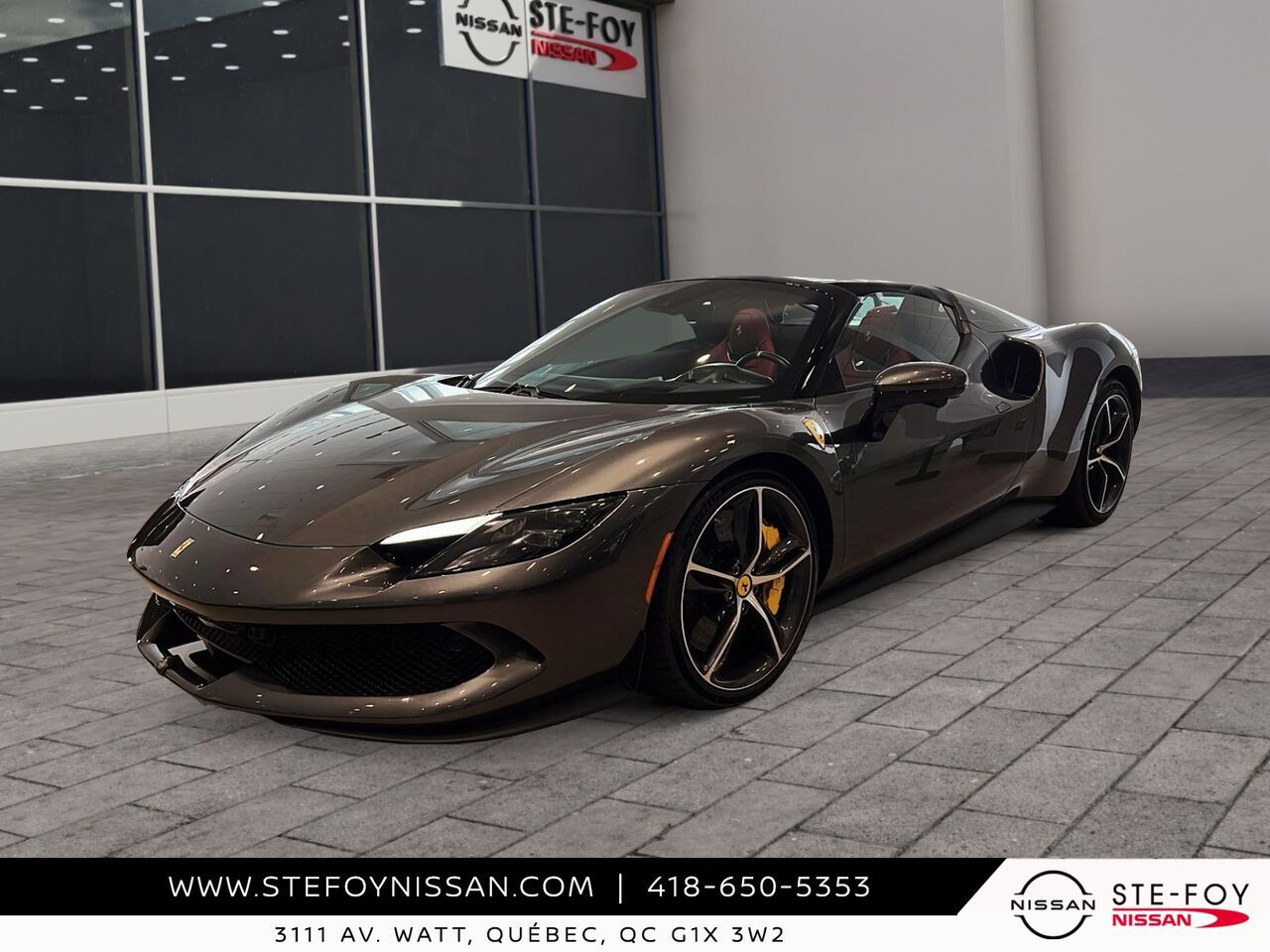 Ferrari 296 GTS 2024 Gris Ste-Foy - photo #0