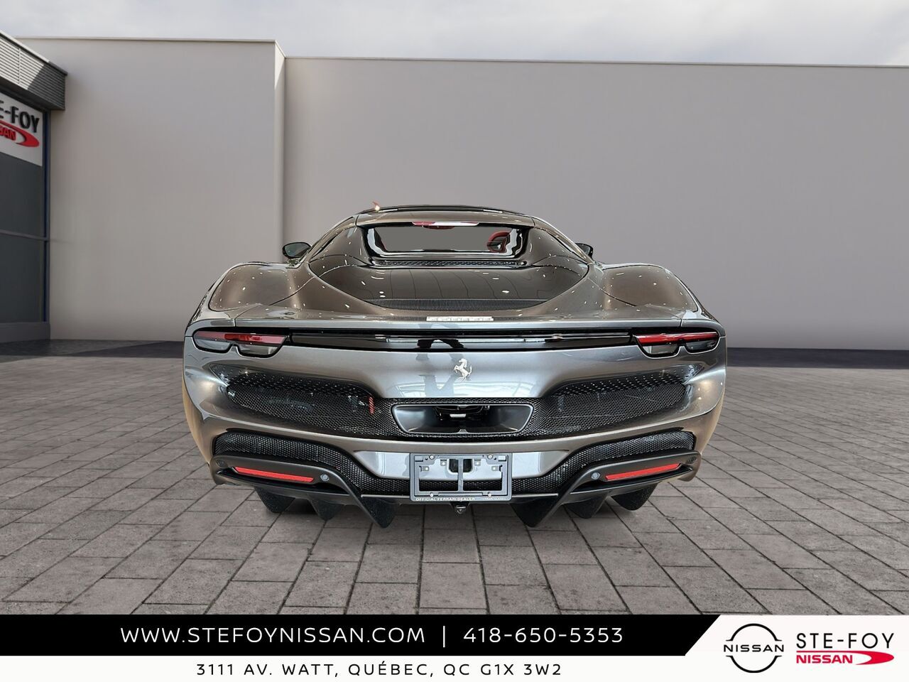 Ferrari 296 GTS 2024 Gris Ste-Foy - photo #2