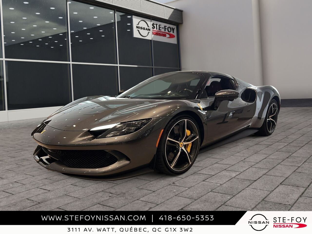 Ferrari 296 GTS 2024 Gris Ste-Foy - photo #3