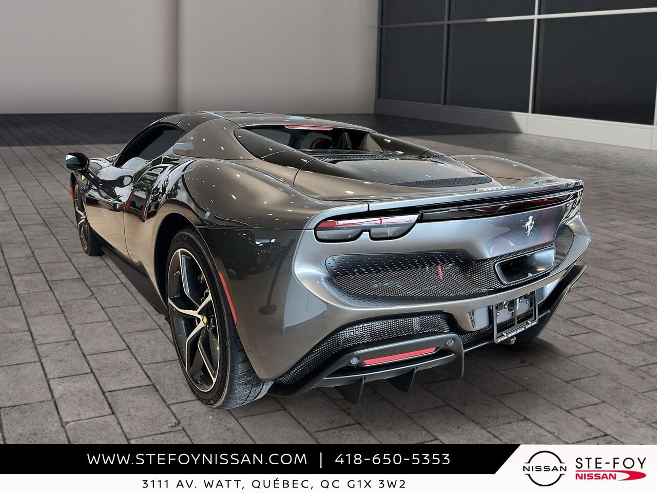 Ferrari 296 GTS 2024 Gris Ste-Foy - photo #6