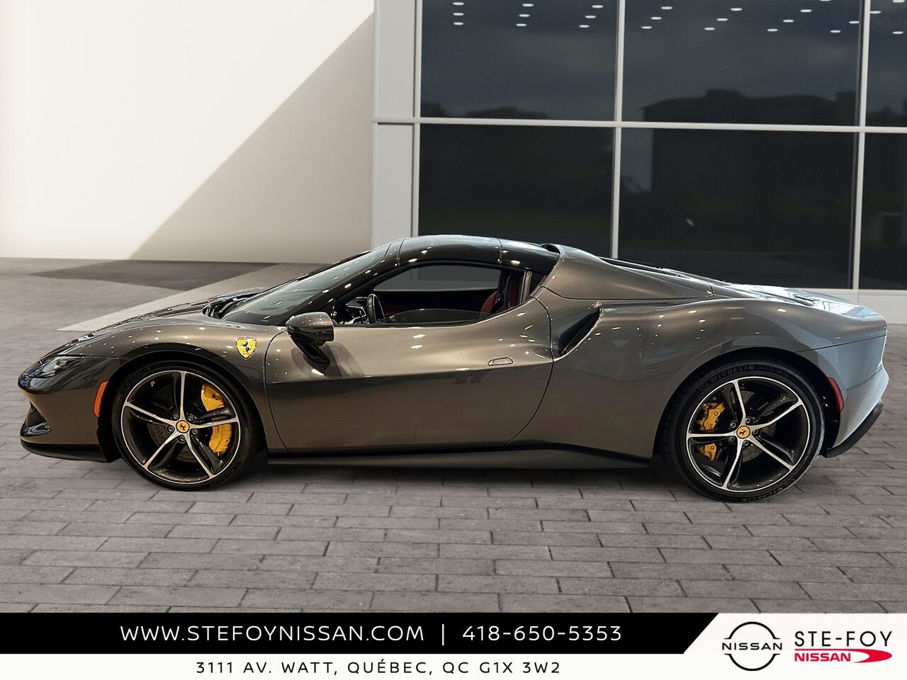 Ferrari 296 GTS 2024 Gris Ste-Foy - photo #7