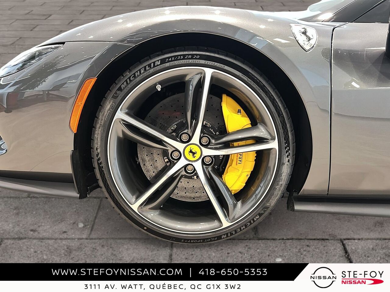 Ferrari 296 GTS 2024 Gris Ste-Foy - photo #9