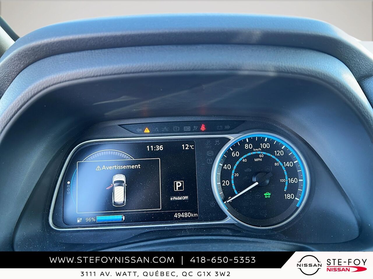 2024 Nissan LEAF Blue Ste-Foy - photo #12