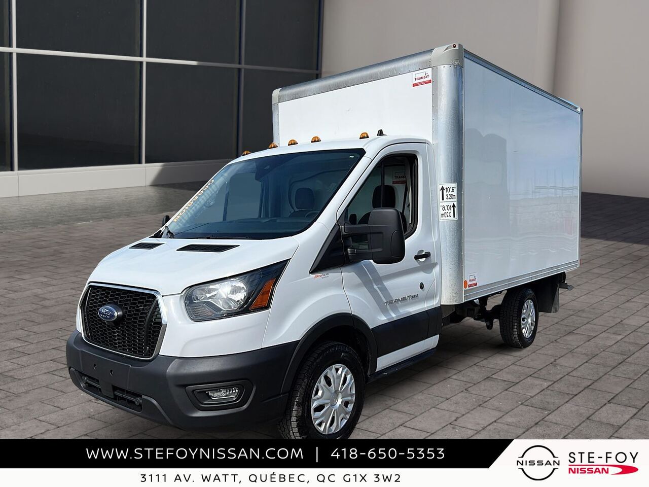 2023 Ford Transit Cube 12 pieds simple roue White Ste-Foy - photo #0