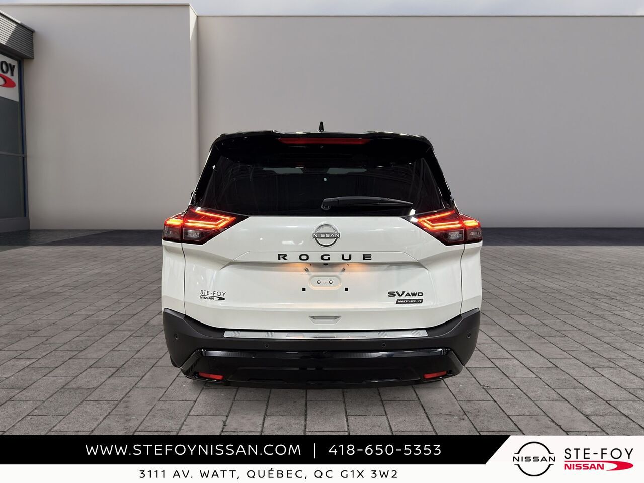 Nissan ROGUE SV TI EDITION MINUIT 2023 Blanc Ste-Foy - photo #2