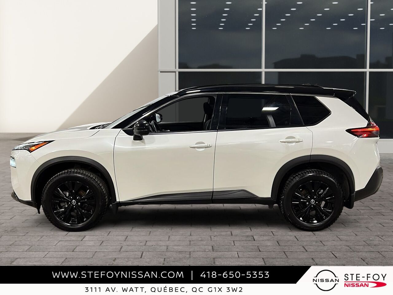 Nissan ROGUE SV TI EDITION MINUIT 2023 Blanc Ste-Foy - photo #4