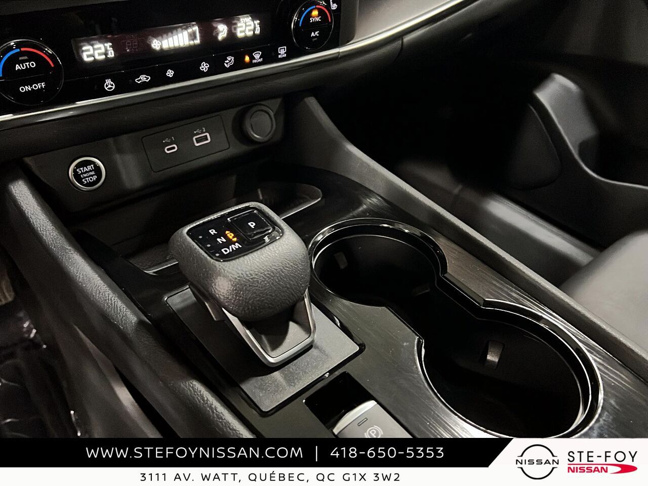 Nissan ROGUE SV TI EDITION MINUIT 2023 Blanc Ste-Foy - photo #14