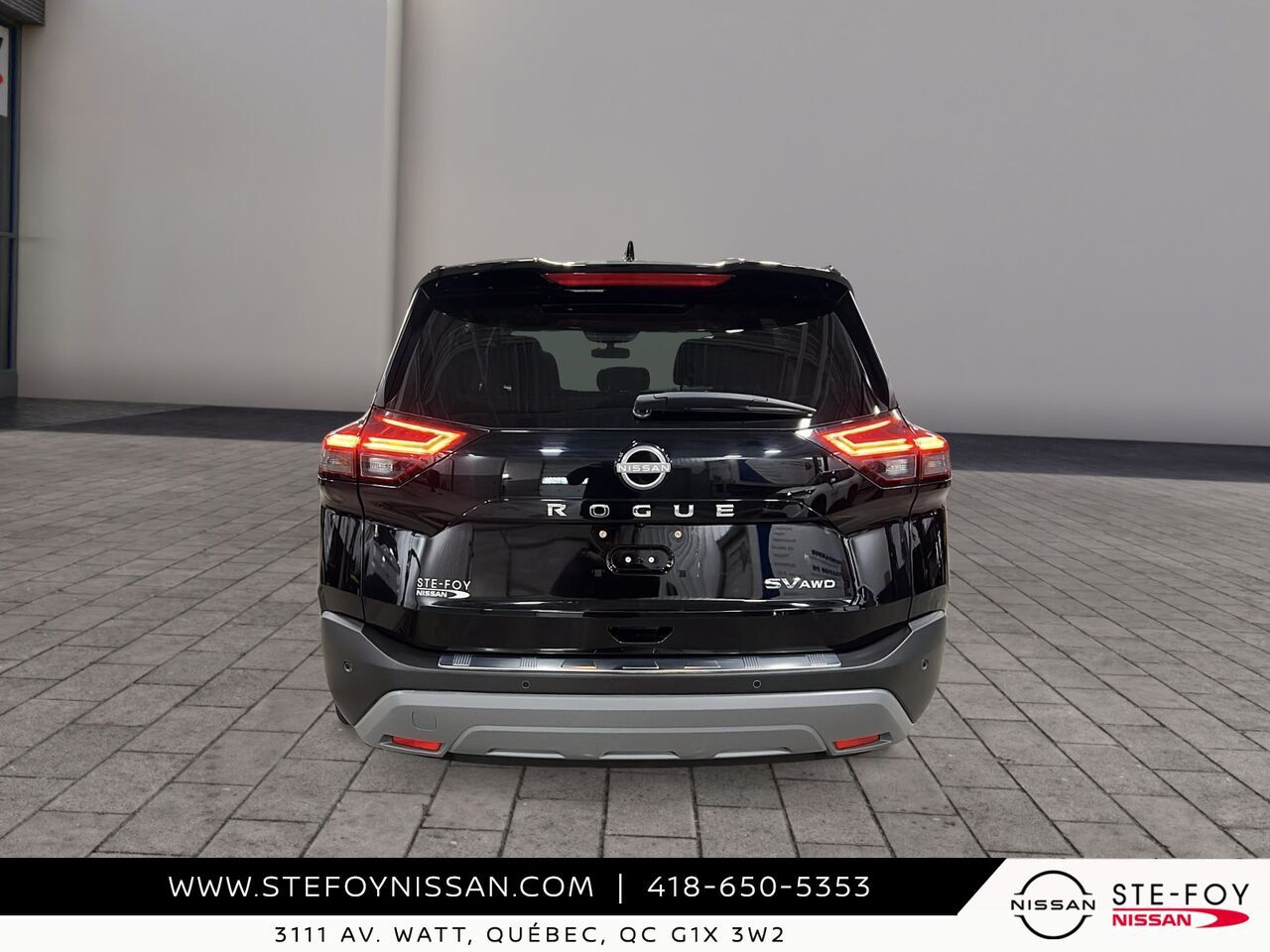 Nissan ROGUE SV TI TOIT OUVRANT 2023 Noir Ste-Foy - photo #2