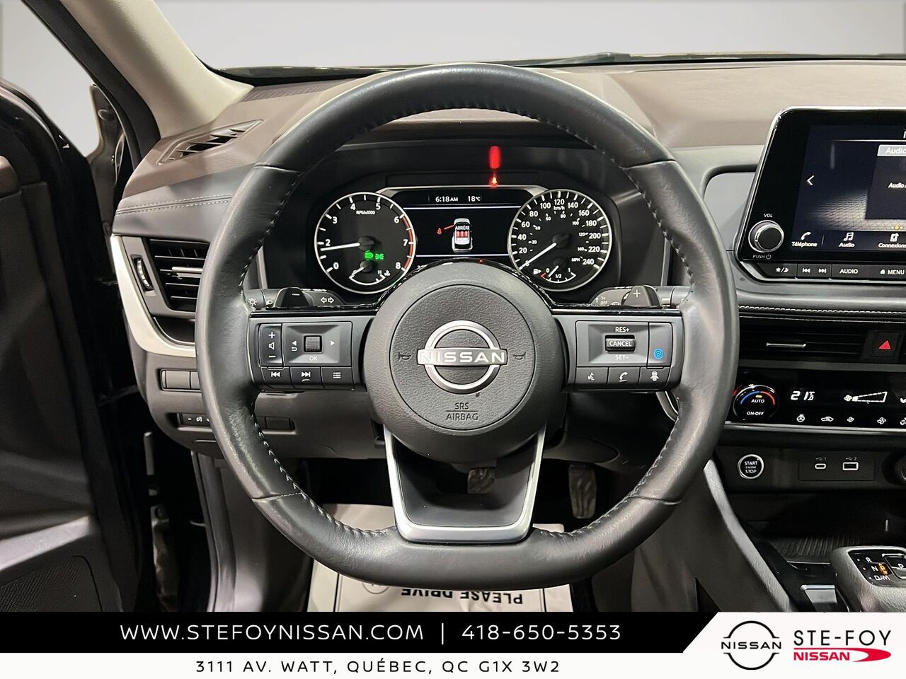 Nissan ROGUE SV TI TOIT OUVRANT 2023 Noir Ste-Foy - photo #11