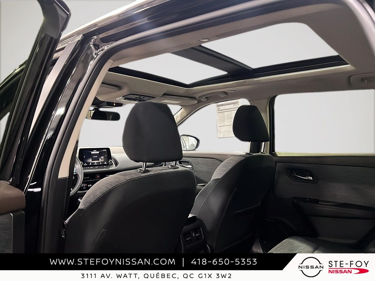 Nissan ROGUE SV TI TOIT OUVRANT 2023 Noir Ste-Foy - photo #16