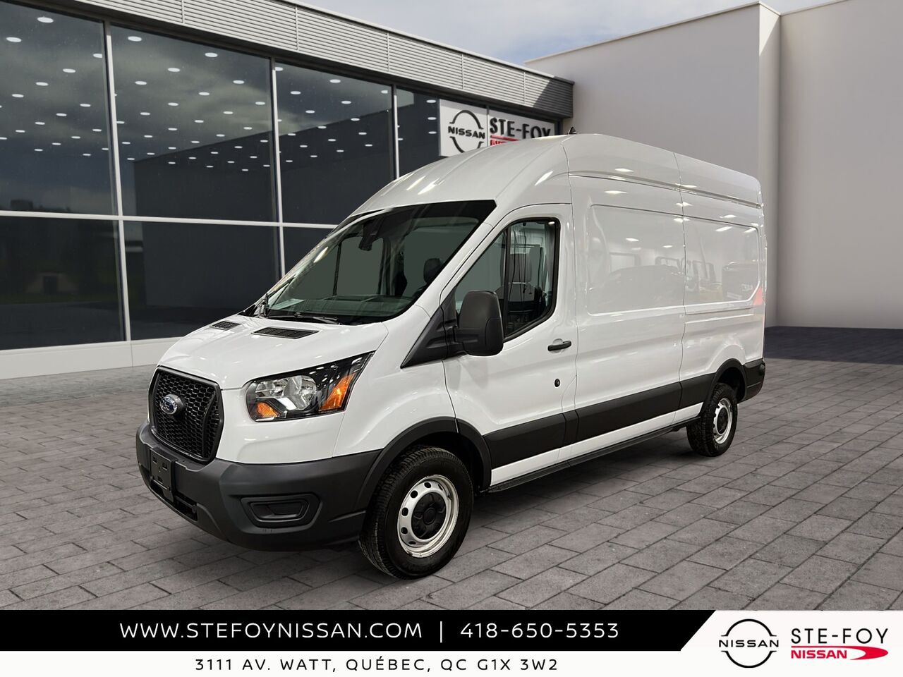 2024 Ford Transit T-250 PA toit sur&eacute;lev&eacute; 148 po White Ste-Foy - photo #0