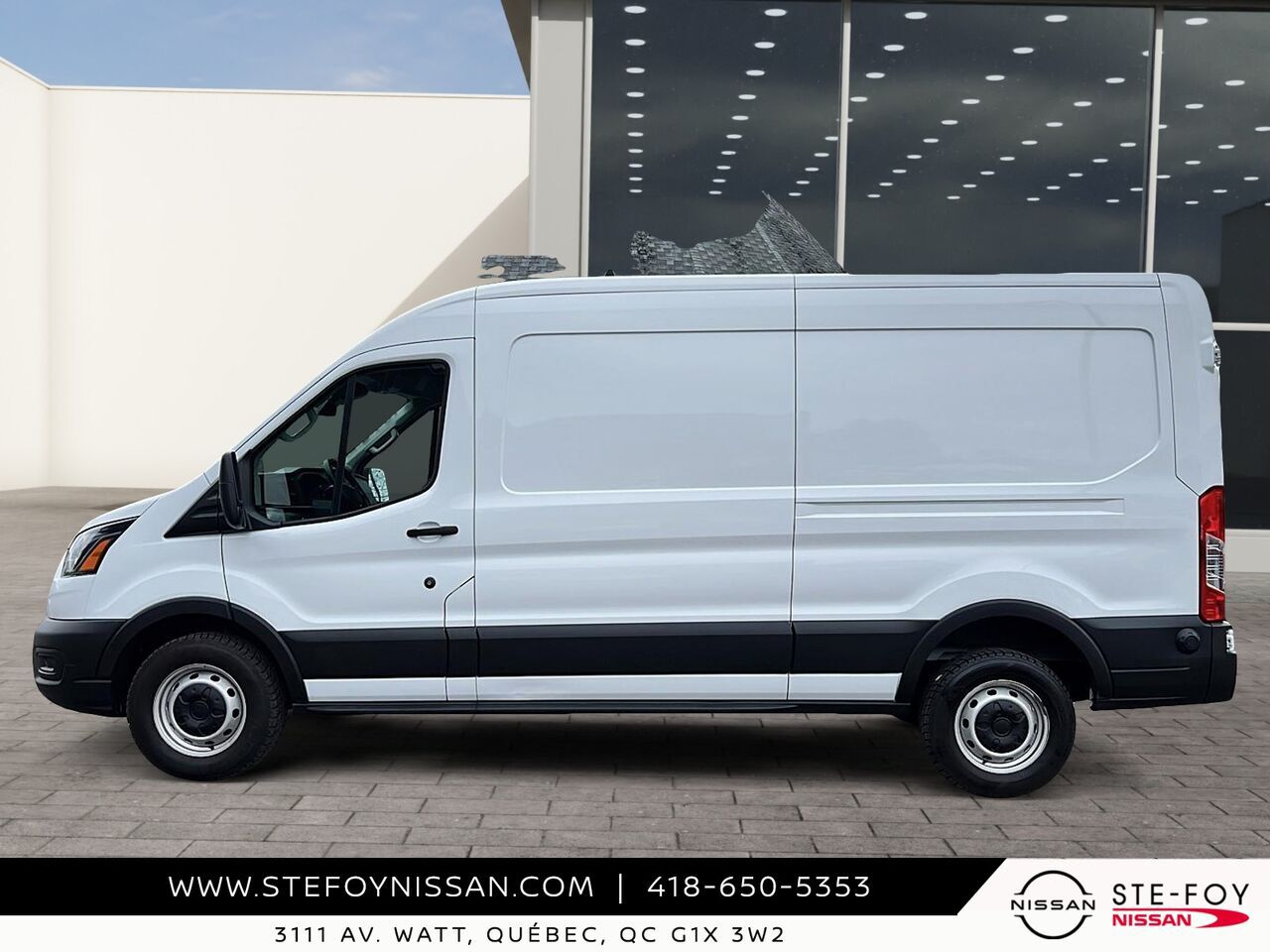 Ford Transit T-250 PA Toit Moyen 148 po 2024 Blanc Ste-Foy - photo #4