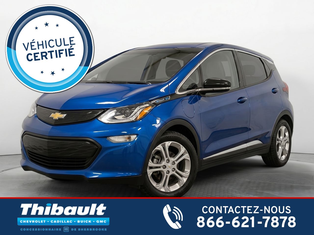 Chevrolet BOLT EV LT 8 Roues Bas Kilom&eacute;trage Volant Chauffant 2020 Bleu Sherbrooke - photo #0
