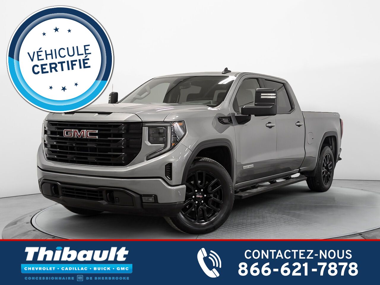 GMC Sierra 1500 4WD Crew Cab Mirroir de Remorquage 3.0L Diesel 2023 Argent Sherbrooke - photo #0