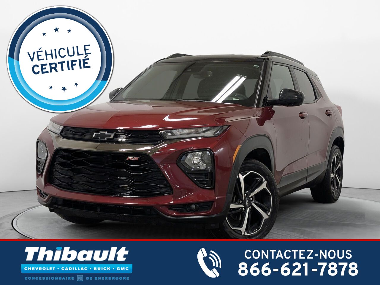 2022 CHEVROLET TRAILBLAZER RS AWD Bas Kilom&eacute;trage AWD RS Red Sherbrooke - photo #0