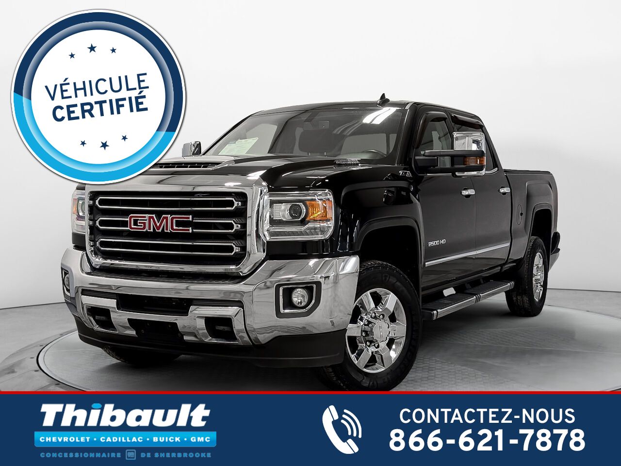 GMC Sierra 2500 SLT Duramax 6.6l Diesel Cuir Toit Ouvrant &Agrave; Voir!! 2018 Autre Sherbrooke - photo #0