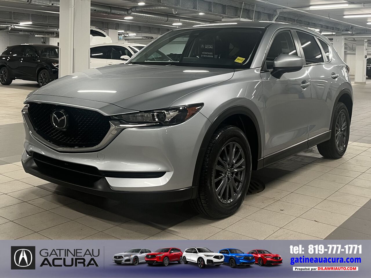 2021 MAZDA CX-5 GS *** UN PROPRIO + CLEAN CARFAX *** Silver Gatineau - photo #0