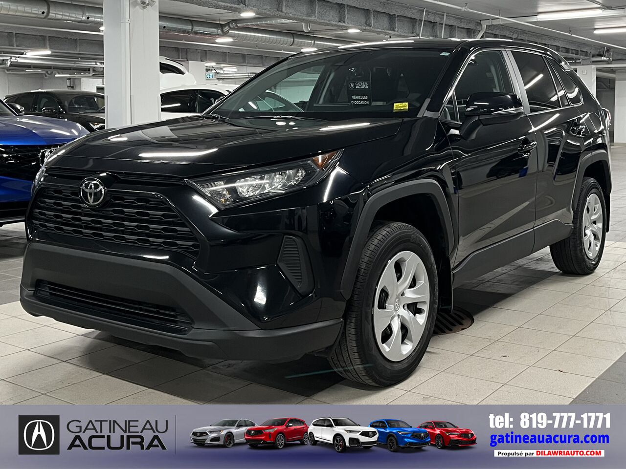 TOYOTA RAV4 LE AWD ***CLEAN CARFAX + TRACTION INTÉGRAL*** 2023 Noir Gatineau - photo #0